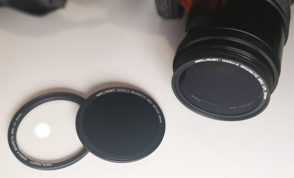 K&F Concept Magnetic filters kit CPL on ring