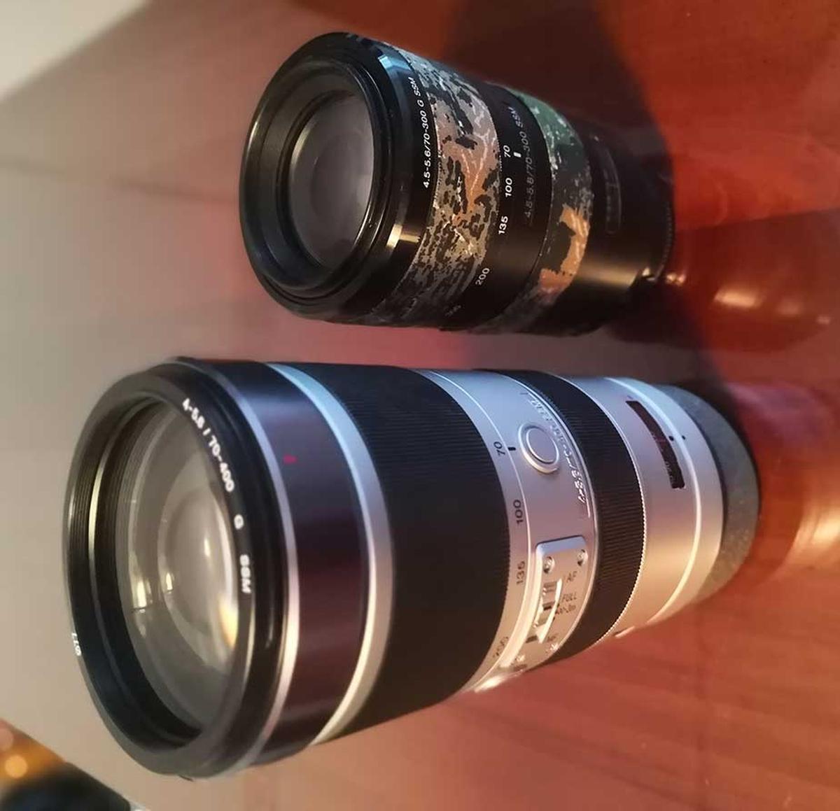 Sony 70-400 G SSM and 70-300 G ssm